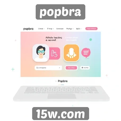 Exploração das funcionalidades exclusivas do site popbra