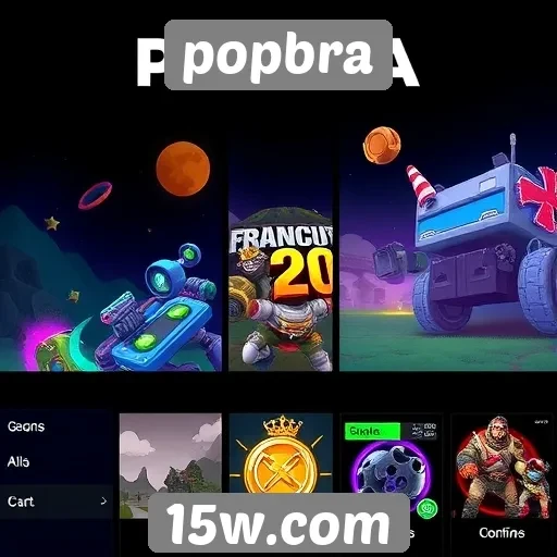 Evolução dos jogos populares disponíveis no Popbra
